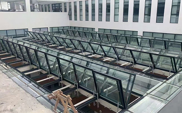 百安科技有限公司近期金昌排烟窗项目案例分享 百安科技有限公司近期金昌排烟窗项目案例分享