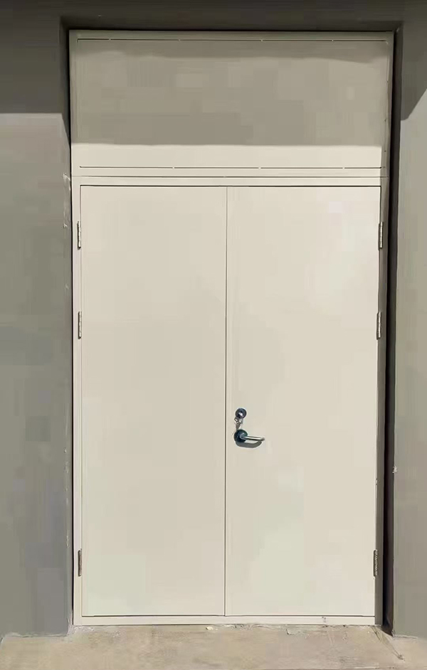 展览馆项目完成大跨度金昌防火门安装